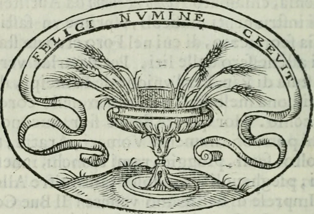An illustration from Delle imprese trattato, 1592, leaf 177