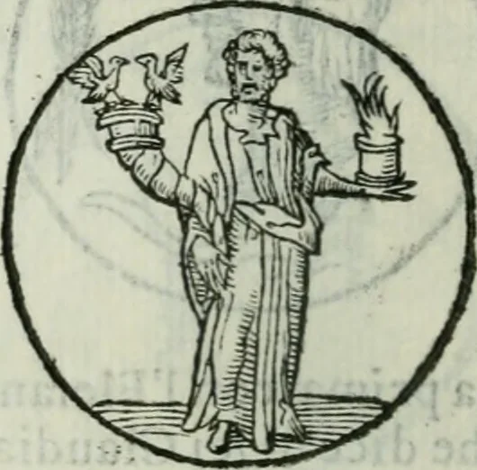 An illustration from Delle imprese trattato, 1592, leaf 185