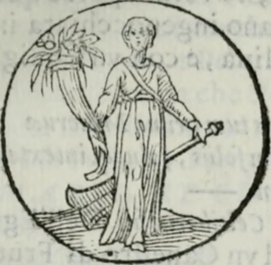 An illustration from Delle imprese trattato, 1592, leaf 186