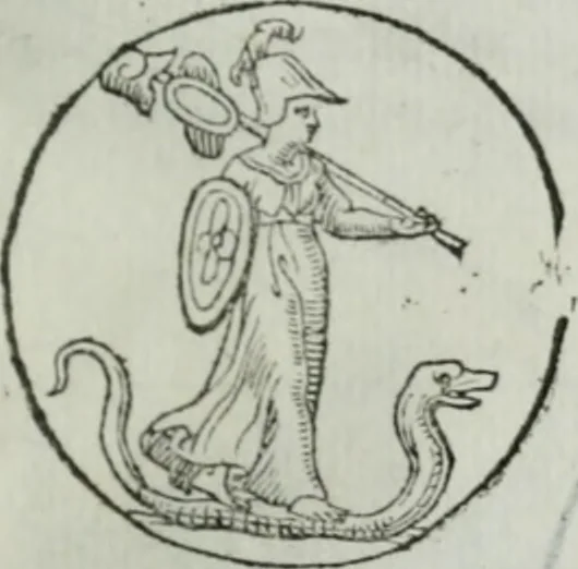 An illustration from Delle imprese trattato, 1592, leaf 186