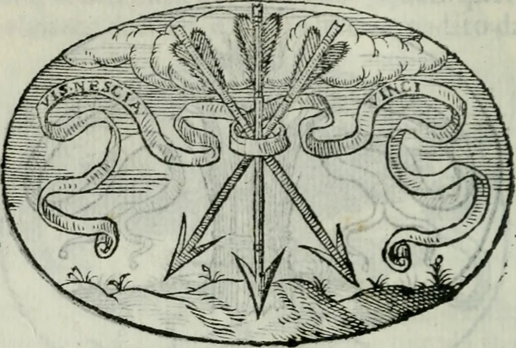 An illustration from Delle imprese trattato, 1592, leaf 207