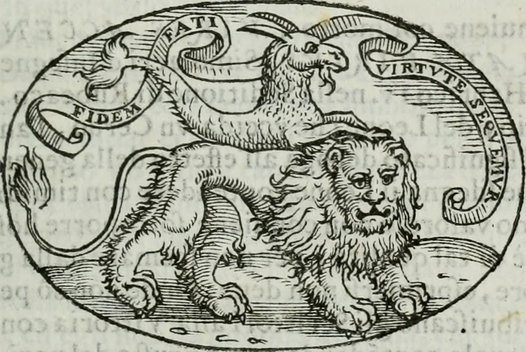 An illustration from Delle imprese trattato, 1592, leaf 256
