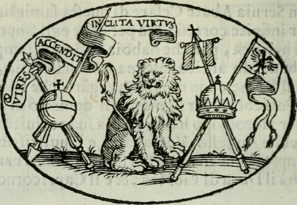 An illustration from Delle imprese trattato, 1592, leaf 257