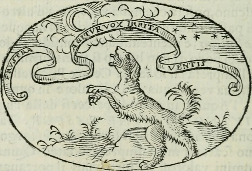 An illustration from Delle imprese trattato, 1592, leaf 325