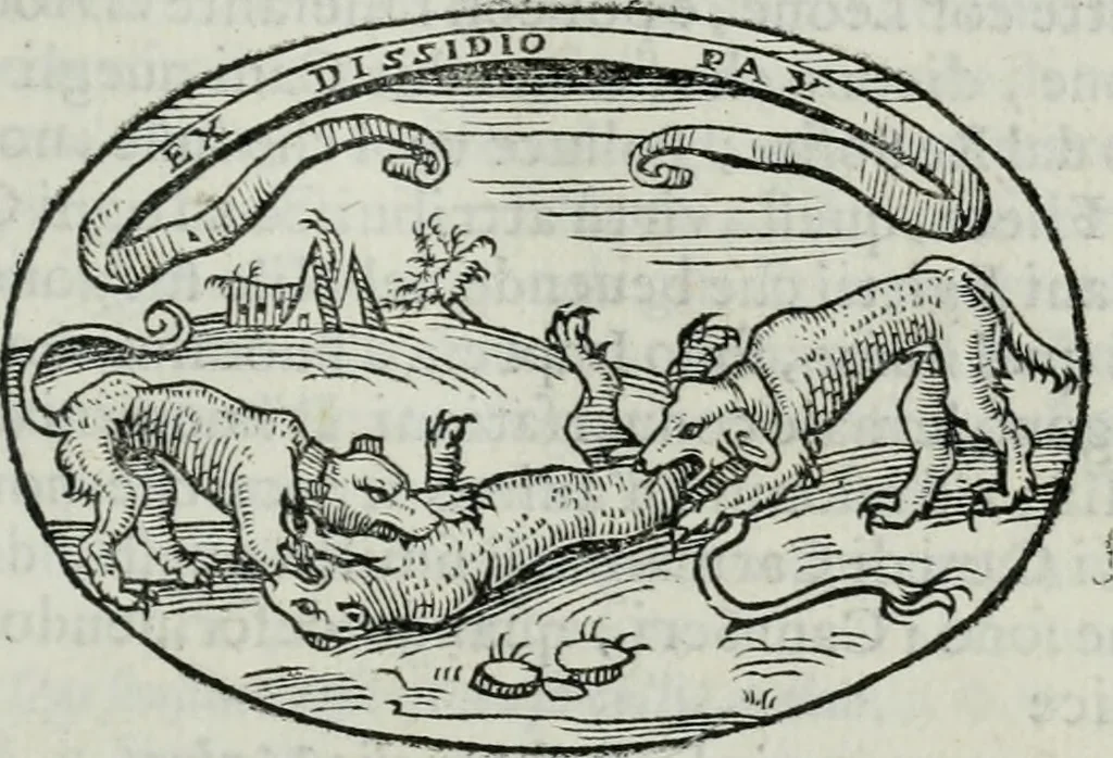 An illustration from Delle imprese trattato, 1592, leaf 326