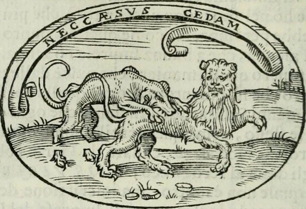 An illustration from Delle imprese trattato, 1592, leaf 327