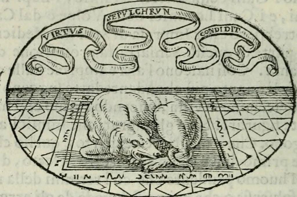 An illustration from Delle imprese trattato, 1592, leaf 329