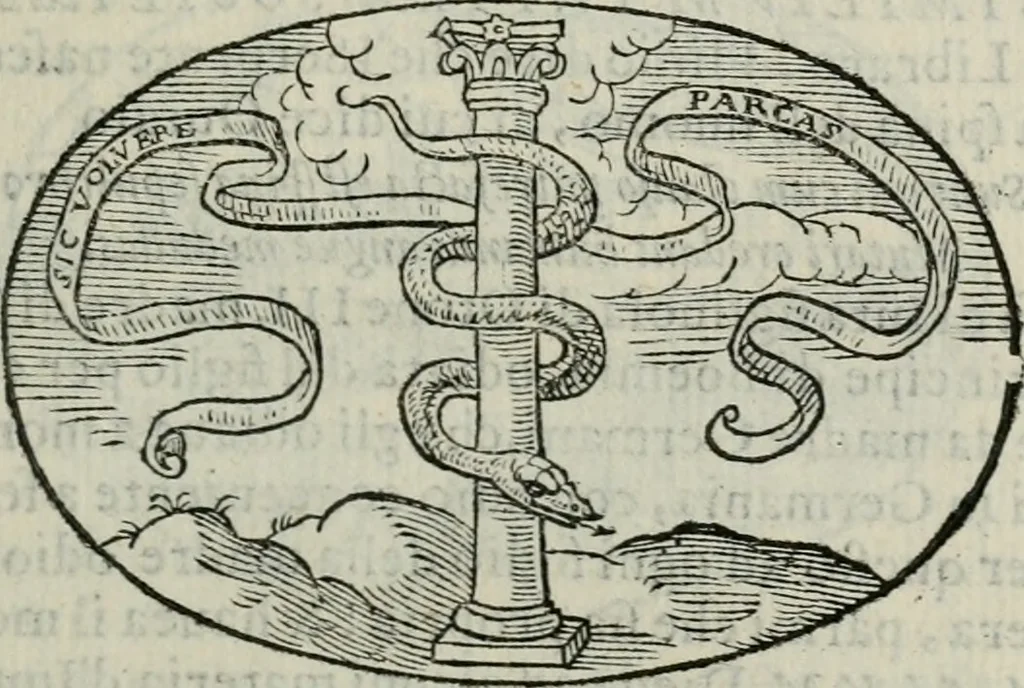 An illustration from Delle imprese trattato, 1592, leaf 350
