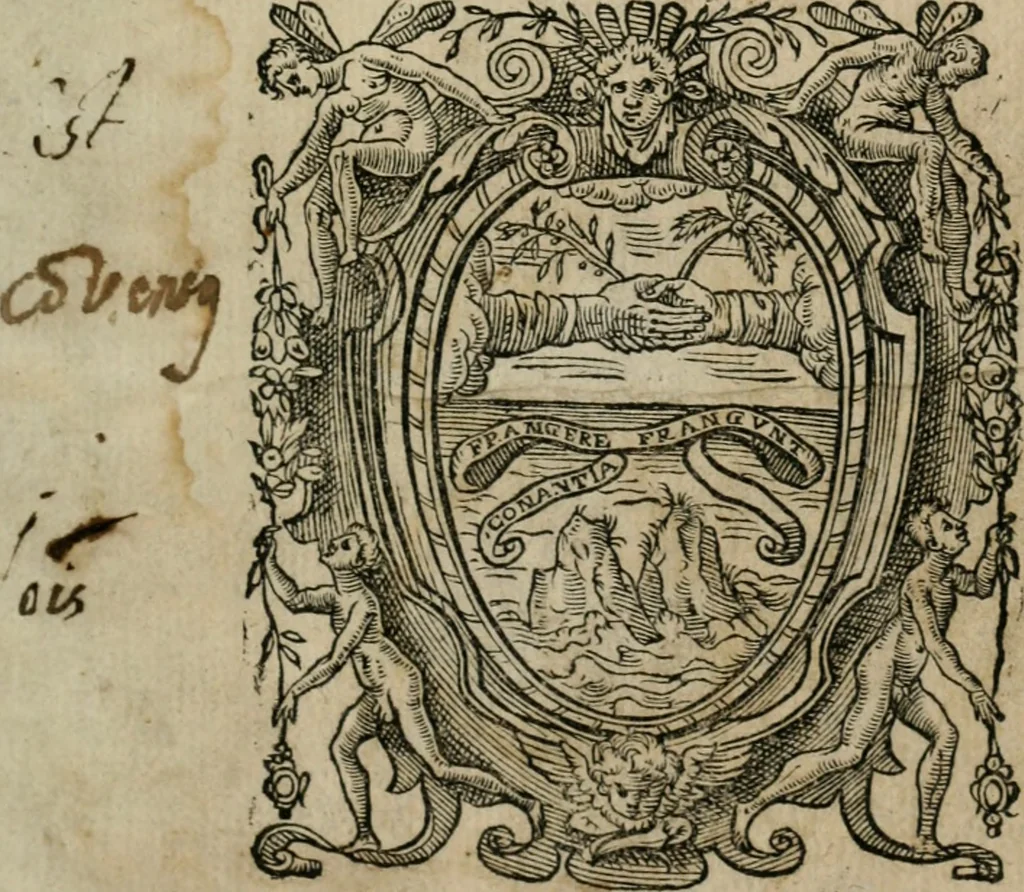 An illustration from Delle imprese trattato, 1592, leaf 4