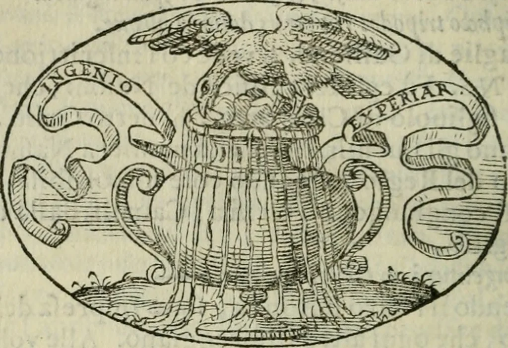 An illustration from Delle imprese trattato, 1592, leaf 453