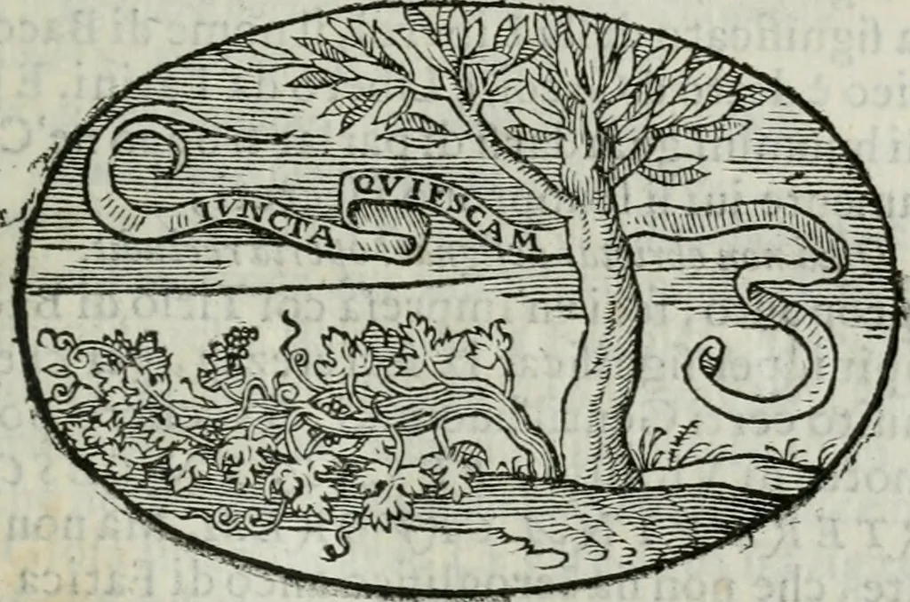 An illustration from Delle imprese trattato, 1592, leaf 480