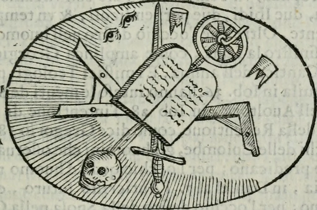 An illustration from Delle imprese trattato, 1592, leaf 522