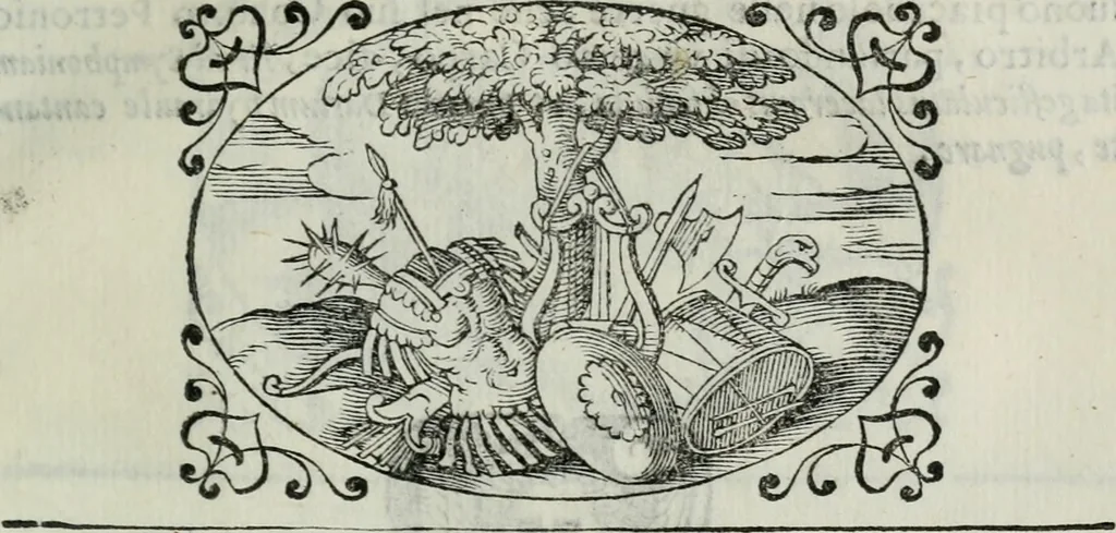 An illustration from Delle imprese trattato, 1592, leaf 572