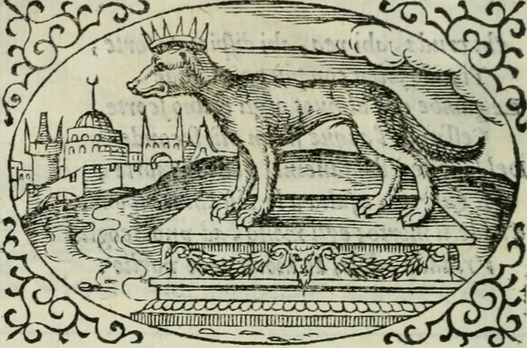 An illustration from Delle imprese trattato, 1592, leaf 595