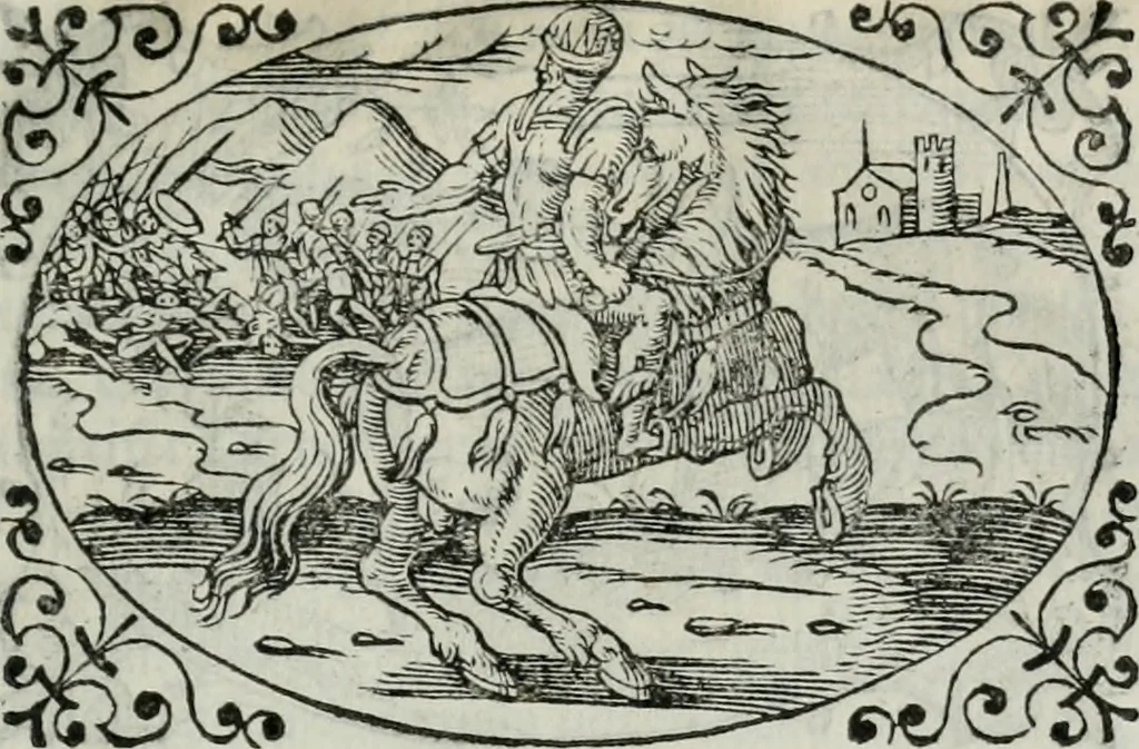 An illustration from Delle imprese trattato, 1592, leaf 628