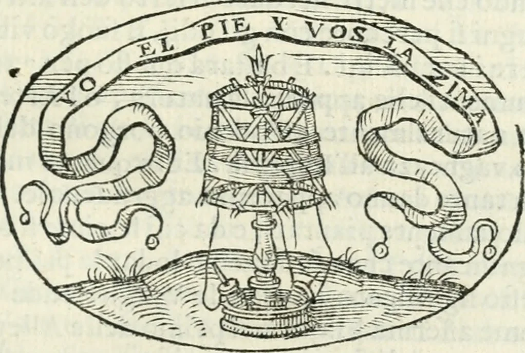 An illustration from Delle imprese, trattato, 1592, leaf 140