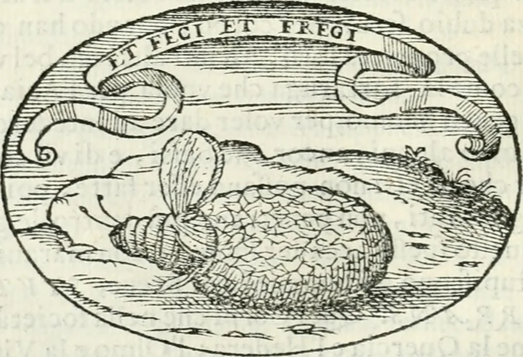 An illustration from Delle imprese, trattato, 1592, leaf 145