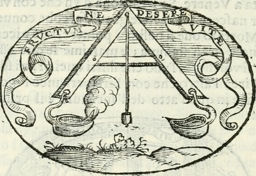 An illustration from Delle imprese, trattato, 1592, leaf 161