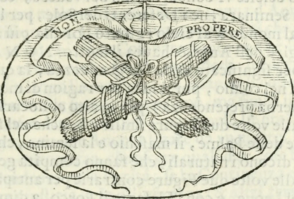 An illustration from Delle imprese, trattato, 1592, leaf 162