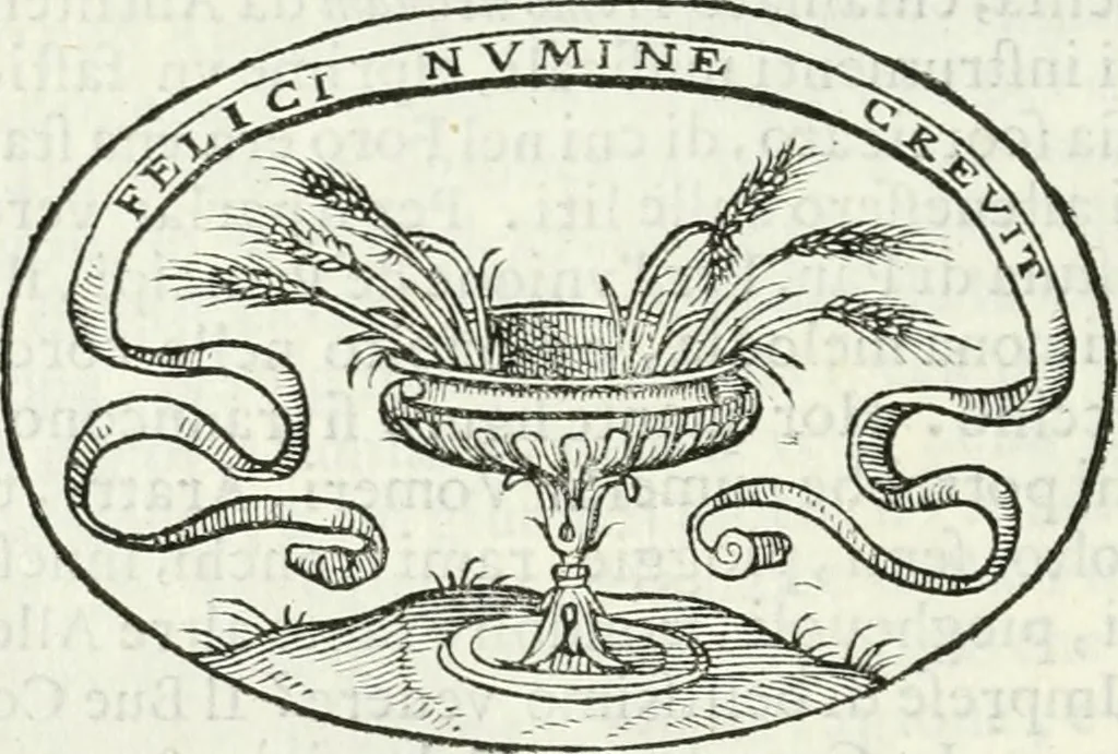 An illustration from Delle imprese, trattato, 1592, leaf 177