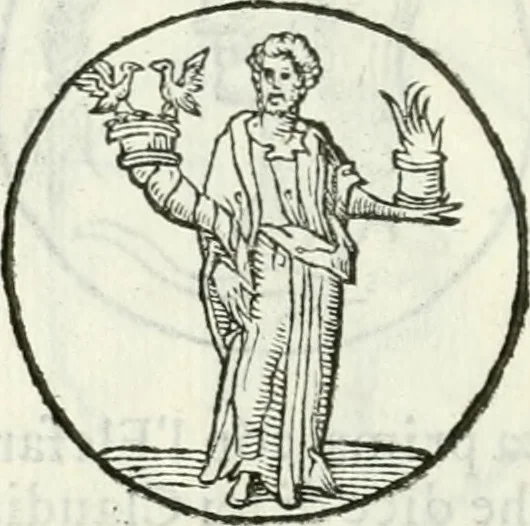 An illustration from Delle imprese, trattato, 1592, leaf 185