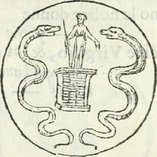 An illustration from Delle imprese, trattato, 1592, leaf 186