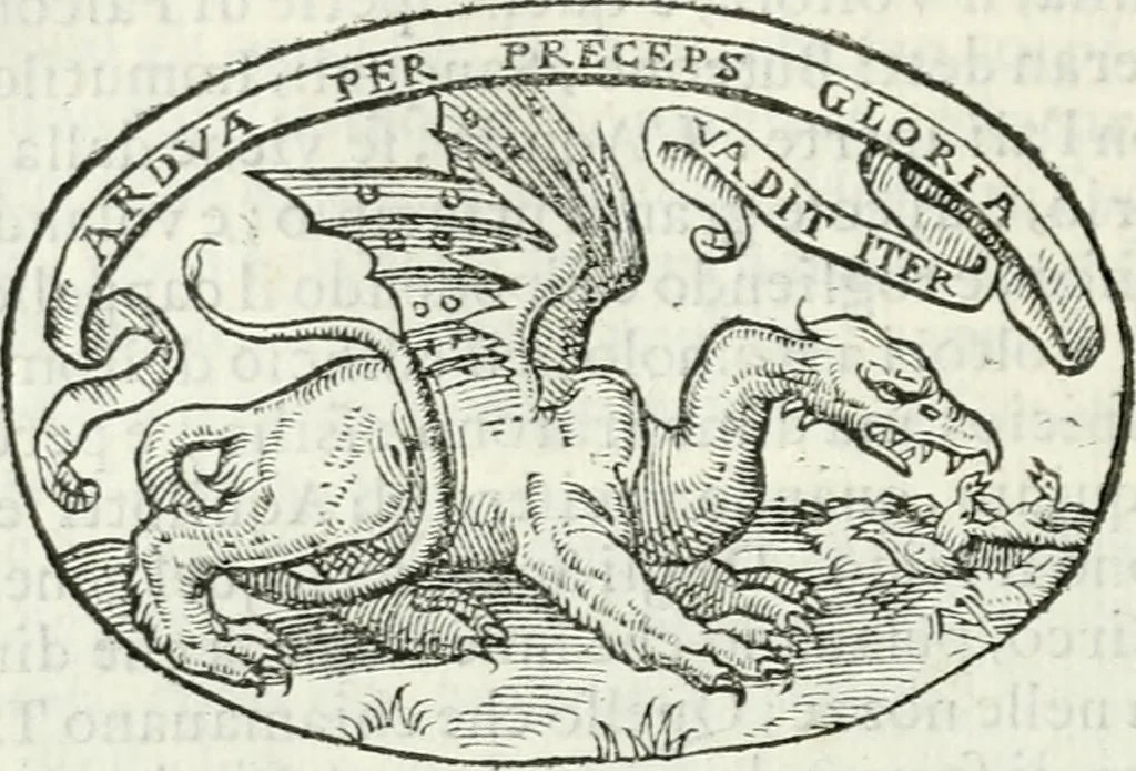 An illustration from Delle imprese, trattato, 1592, leaf 195