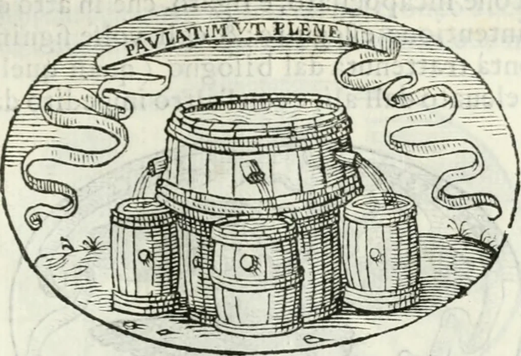 An illustration from Delle imprese, trattato, 1592, leaf 204