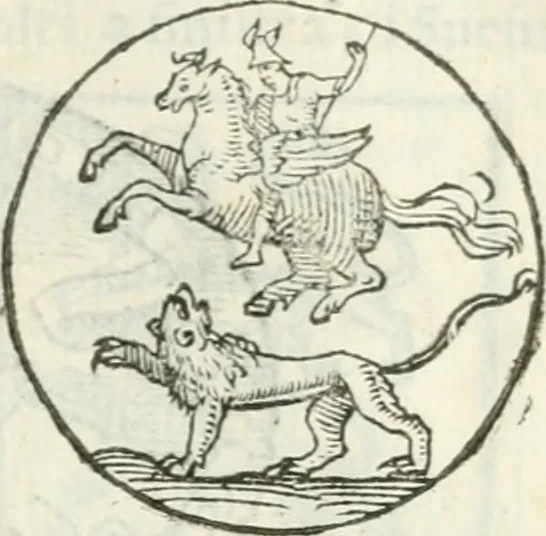 An illustration from Delle imprese, trattato, 1592, leaf 252