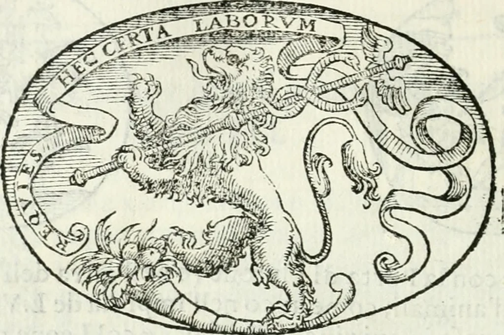 An illustration from Delle imprese, trattato, 1592, leaf 253