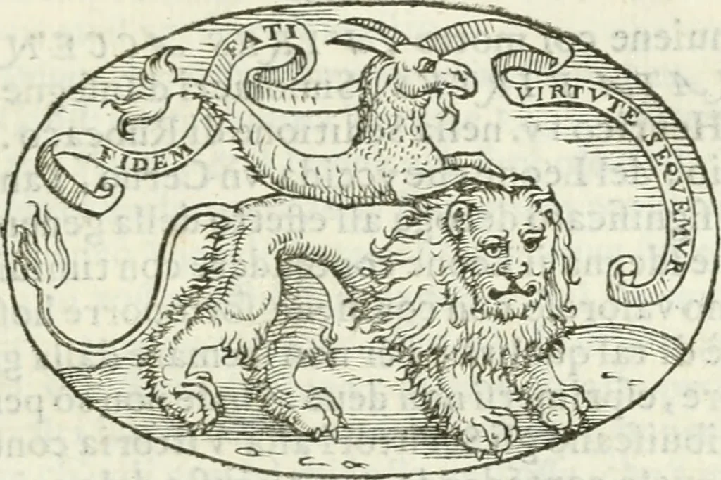 An illustration from Delle imprese, trattato, 1592, leaf 256