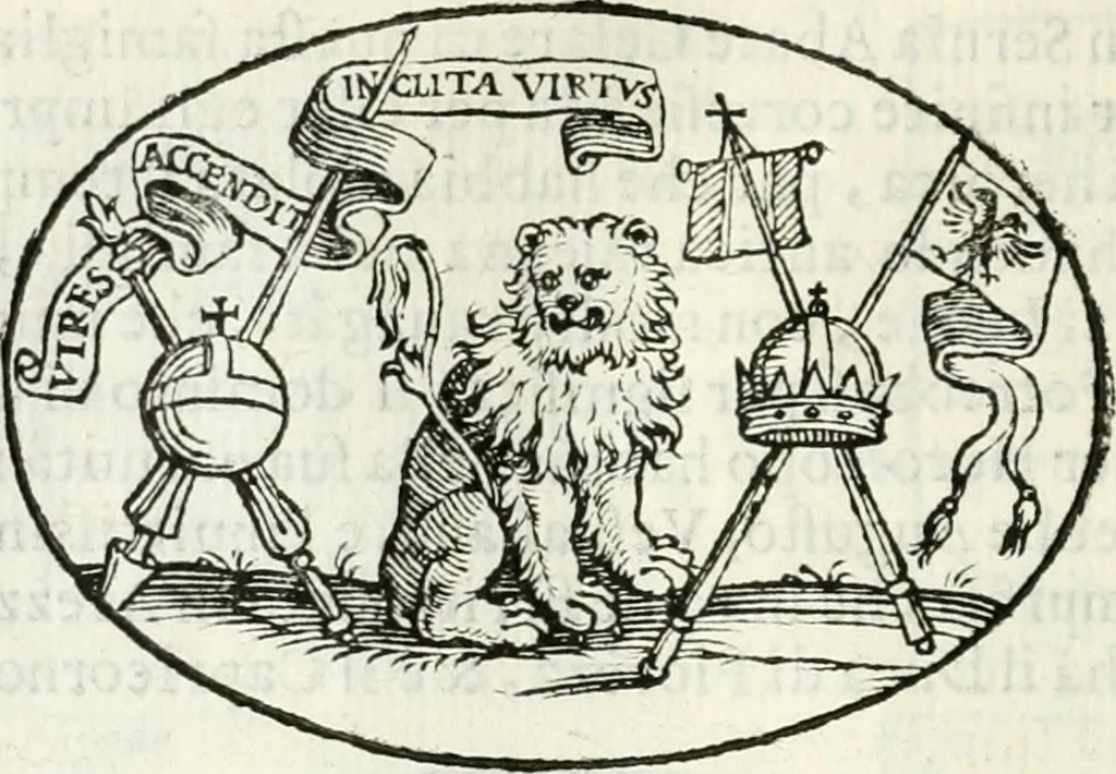 An illustration from Delle imprese, trattato, 1592, leaf 257
