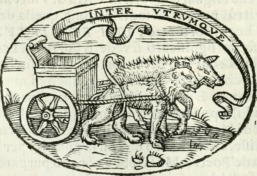 An illustration from Delle imprese, trattato, 1592, leaf 257