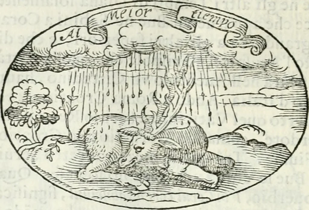 An illustration from Delle imprese, trattato, 1592, leaf 267