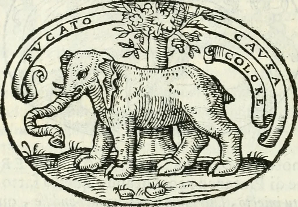 An illustration from Delle imprese, trattato, 1592, leaf 275