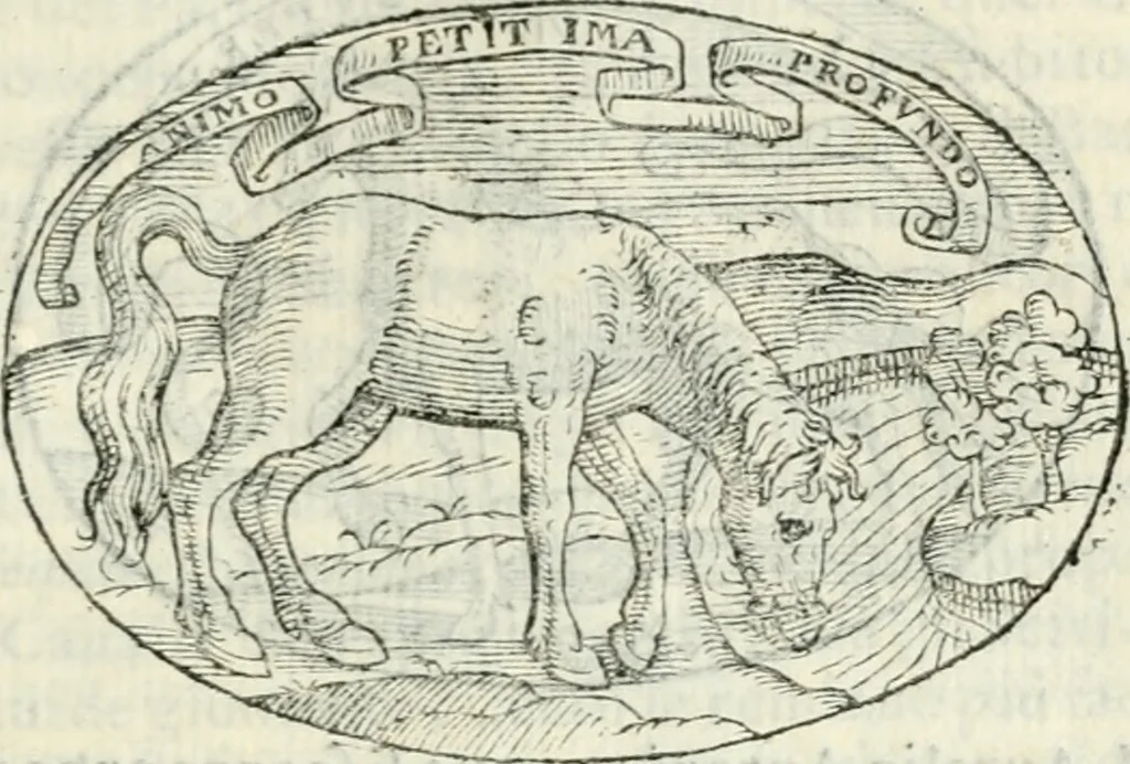 An illustration from Delle imprese, trattato, 1592, leaf 288