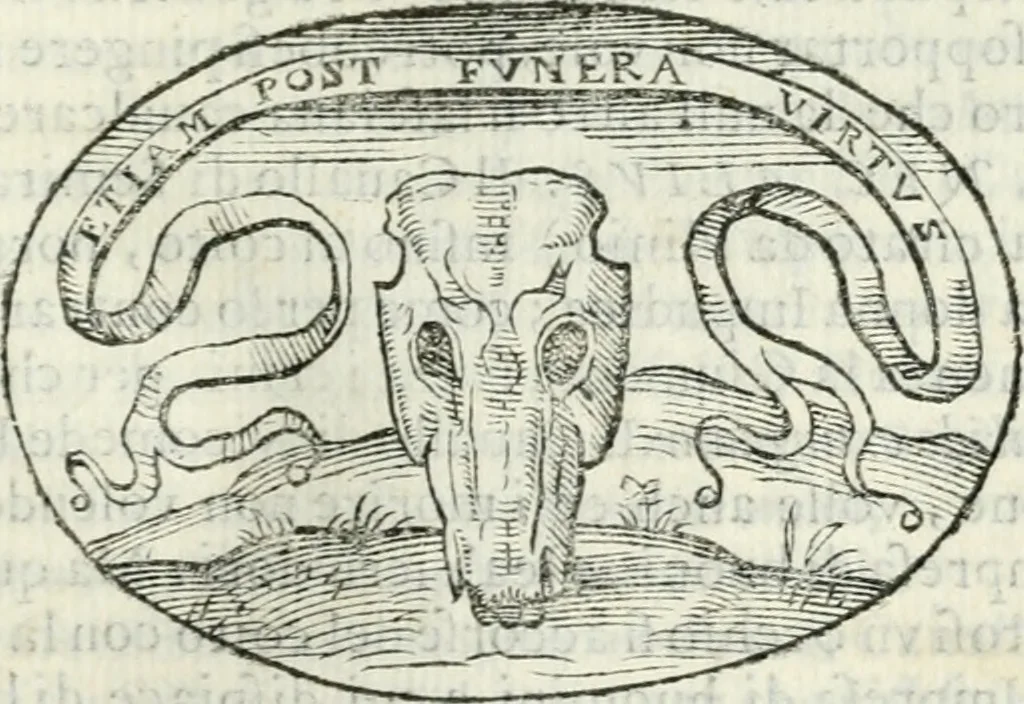 An illustration from Delle imprese, trattato, 1592, leaf 288
