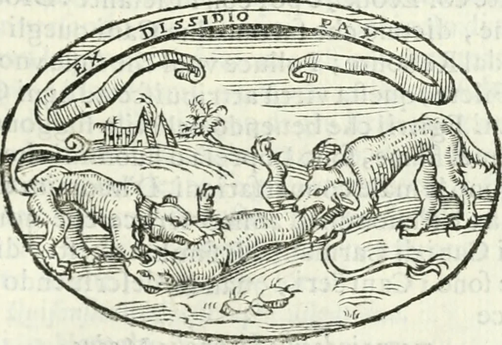 An illustration from Delle imprese, trattato, 1592, leaf 326