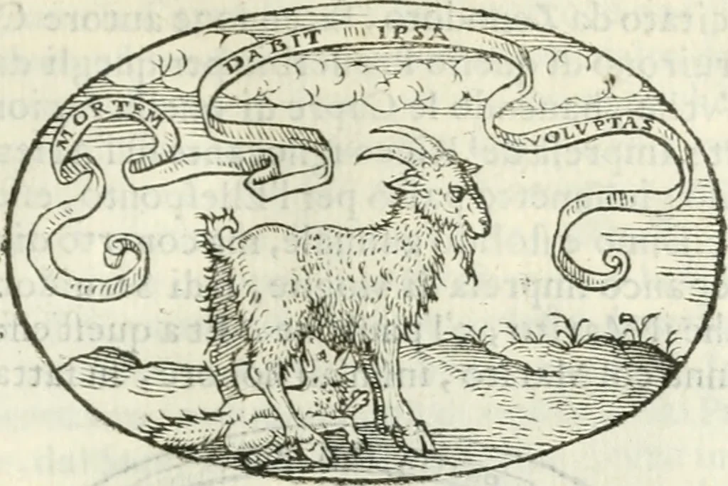 An illustration from Delle imprese, trattato, 1592, leaf 378