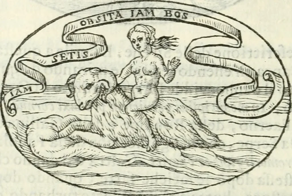 An illustration from Delle imprese, trattato, 1592, leaf 379