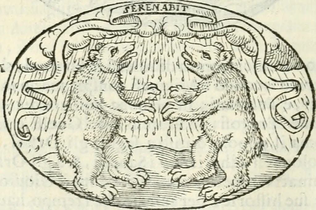An illustration from Delle imprese, trattato, 1592, leaf 407