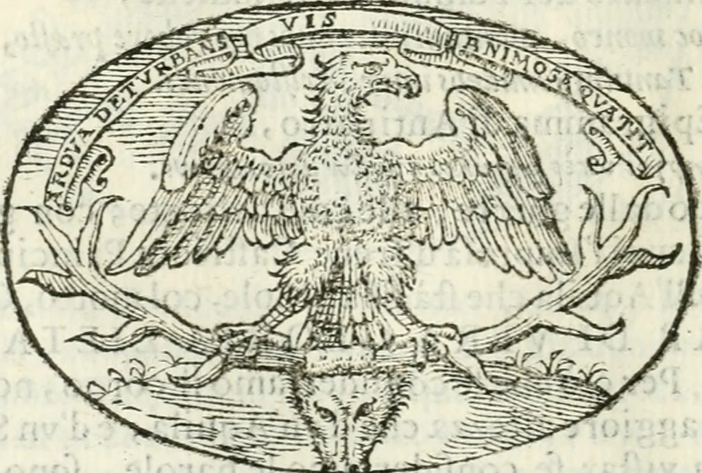 An illustration from Delle imprese, trattato, 1592, leaf 427