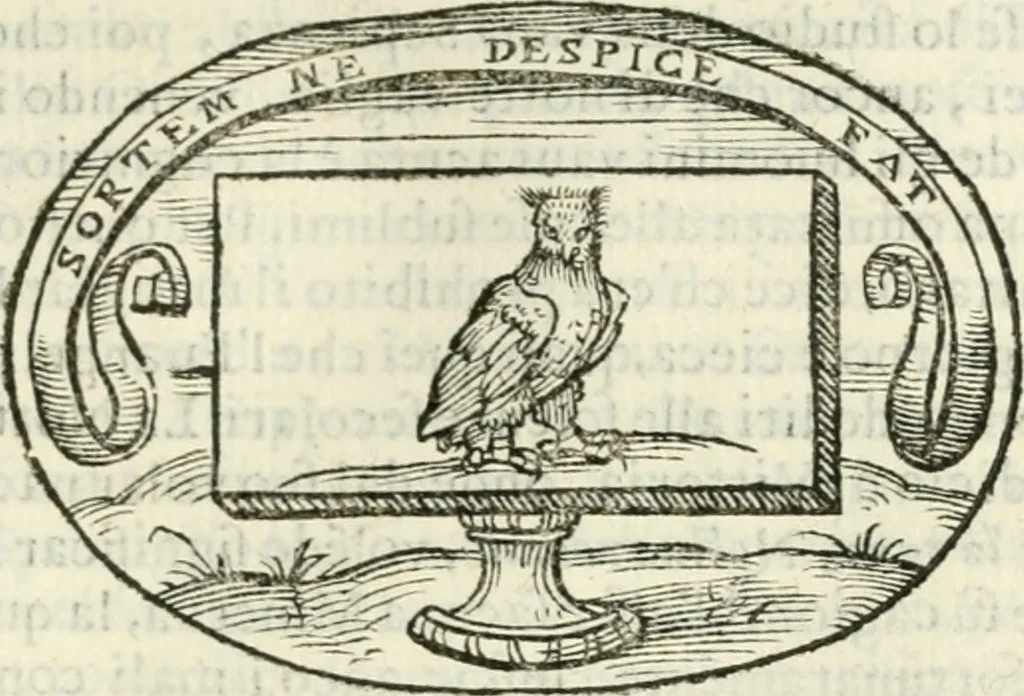 An illustration from Delle imprese, trattato, 1592, leaf 432