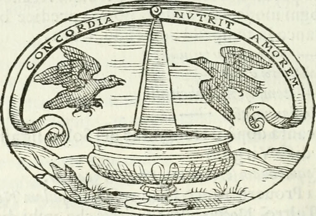 An illustration from Delle imprese, trattato, 1592, leaf 435