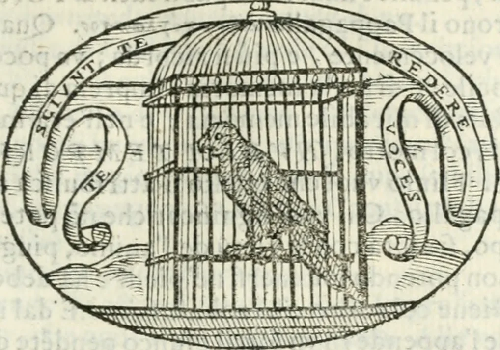 An illustration from Delle imprese, trattato, 1592, leaf 448