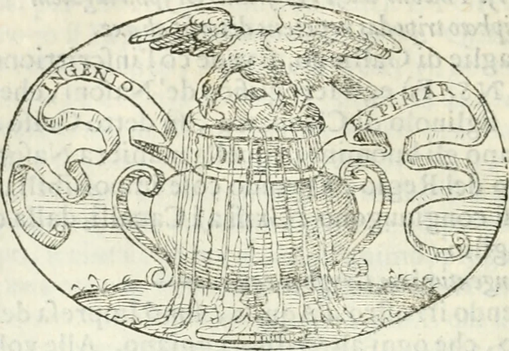 An illustration from Delle imprese, trattato, 1592, leaf 451