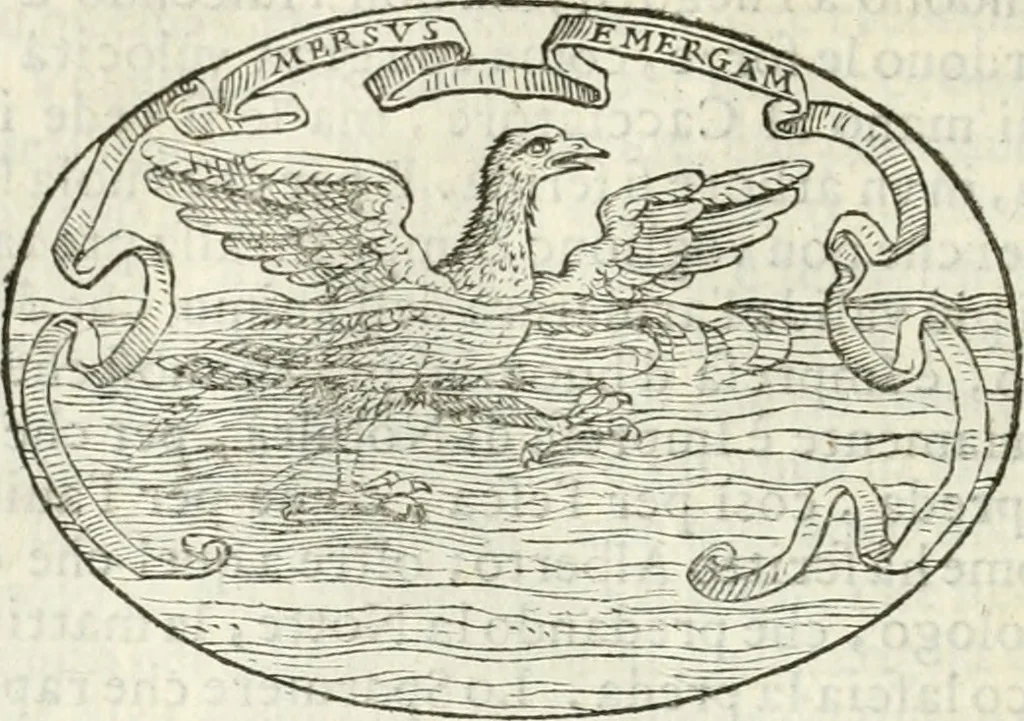 An illustration from Delle imprese, trattato, 1592, leaf 459