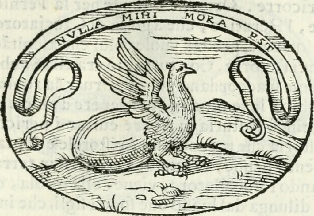 An illustration from Delle imprese, trattato, 1592, leaf 466