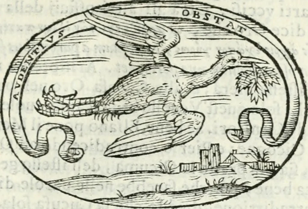 An illustration from Delle imprese, trattato, 1592, leaf 468