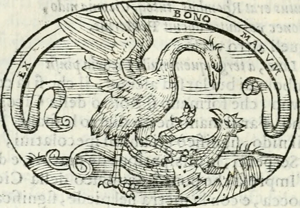 An illustration from Delle imprese, trattato, 1592, leaf 471